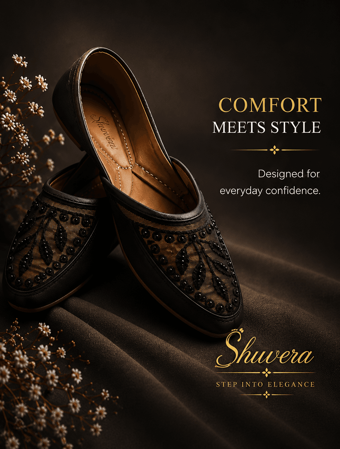 Two generations of women wearing Shuvera footwear together